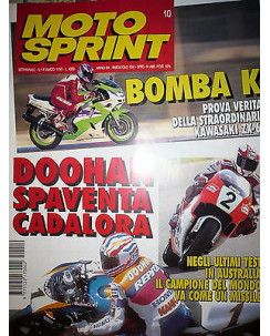 Moto Sprint  N.10  '95: Kawasaki ZX-6R,Yamaha TRX 850,MBK Booster R     FF09