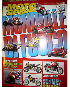 Moto Sprint  N.11  '93:Aprilia RX 125 C, Kawasaki ZZR 1100,Honda VF 750 C   FF09
