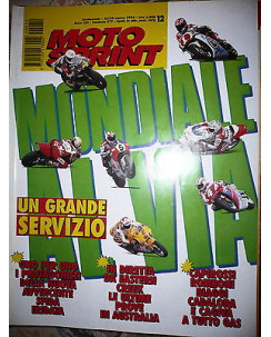 Moto Sprint  N.12  '94:Moto Guzzi  California 1100, Aprilia Amico GL    FF09