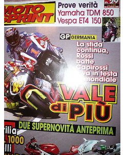 Moto Sprint  N.29  '99:Yamaha TDM 850, Vespa ET4 150,Benelli Tornado    FF09