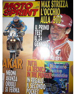 Moto Sprint  N.3   '98:Piaggio Liberty 50, Suzuki GSX 750,Honda VTR 250    FF09