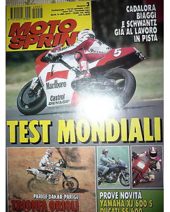 Moto Sprint  N.3  '94:Ducati SS 600, Yamaha XJ 600 S Diversion     FF09