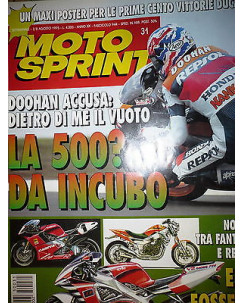 Moto Sprint  N.31  '95:Triumph Sprint 900,Gas Gas JT Contact 25   FF09