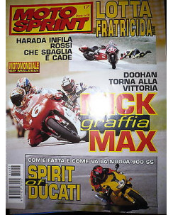 Moto Sprint  N.17  '98:Ducati 900 Supersport, Cagiva Mito 125    FF09