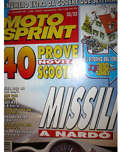 Moto Sprint  N.32-33  '95:Aprilia 250 RS, Ducati 916, Honda CBR 900 RR  FF09