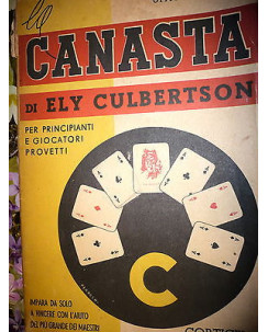 Ely Culbertson: La Canasta, Ed.Corticelli [RS] A37 
