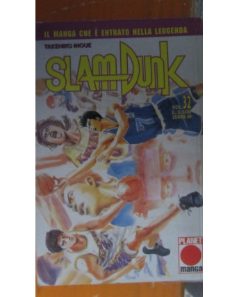 Slam Dunk n.32 di Takehiko Inoue - Prima Edizione Planet Manga