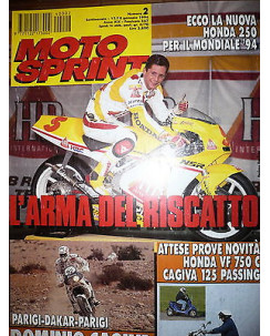 Moto Sprint  N.2  '94:Cagiva Passing 125, Bimota SB 6, Honda VF 750 C  FF09