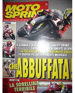 Moto Sprint  N.21  '95:Malaguti Centro SL, Ducati 748 Biposto  FF09
