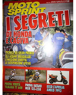 Moto Sprint  N.22  '93:Yamaha TT 600, Suzuki MXR 125-250,Aprilia Amico   FF09