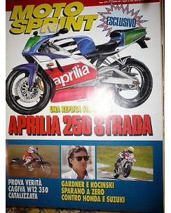 Moto Sprint  N.23  '93:Cagiva W12 350 cat., Aprilia 250 Strada,Kymco DJ Y50 FF09