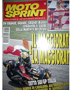 Moto Sprint  N.24  '95:Kawasaki KLR 650, Peugeot Speedake 50    FF09