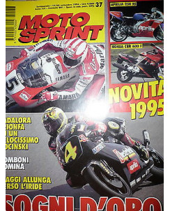 Moto Sprint  N.37  '94:Honda CBR 600 F, Aprilia RS 250,Bianchi Tonale 175   FF09