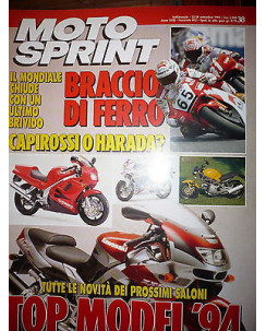 Moto Sprint  N.38  '93:Suzuki RM 125 e 250,Honda VFR 750 F,Kawasaki EN 500  FF09