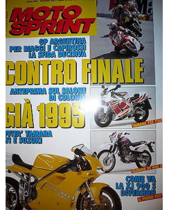 Moto Sprint  N.38  '94:Yamaha XJ 900, Ducati 748 SP, Ducati 748 Biposto  FF09
