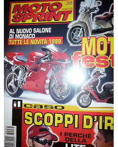 Moto Sprint  N.38  '98:Bimota SB8R, Triumph Speed Triple,Laverda TTS 800  FF09
