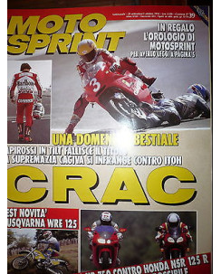 Moto Sprint  N.39  '93:Husqvarna WRE 125,Honda NR 750, Honda NSR 125 R   FF09