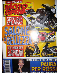 Moto Sprint  N.39  '97:Honda X8R-S, Benelli 666, Ducati 900 Supersport   FF09