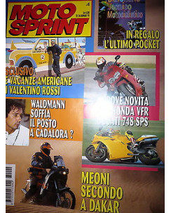 Moto Sprint  N.4   '98:Honda VFR, Ducati 748 SPS,Yamaha TT 600 R   FF09