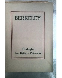 G. Berkeley: Dialoghi tra Hylas e Philonous Ed Utet [RS] A46