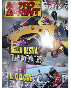 Moto Sprint  N.4  '97:Triumph Daytona T 595, Suzuki GSX-R 600    FF09