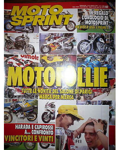 Moto Sprint  N.40  '93:Yamaha XTZ750,Triumph Trident 900 Sprint   FF09