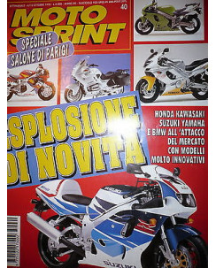 Moto Sprint  N.40  '95:Suzuki GSX-R 750,Yamaha YZF 600 R,Honda ST 1100   FF09