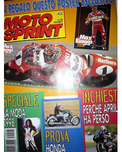 Moto Sprint  N.42  '97:Honda VT 750 C2, Yamaha Aerox, MBK Nitro   FF09