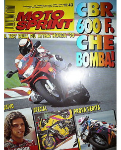 Moto Sprint  N.43  '94:Honda CBR 600 F, Yamaha FZR 1000 EX UP    FF09