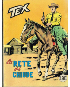 Tex 112 prima edizione -la rete si chiude- ed.Bonelli 