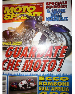 Moto Sprint  N.44  '95:Kymco K12, Cagiva Canyon 600,Honda Zodia  FF09