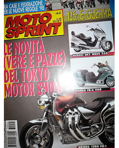Moto Sprint  N.44  '97:Honda 1500 FN-1, Honda FB-S 400,Suzuki Sky Wave 250  FF09