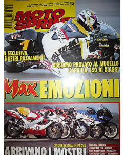 Moto Sprint  N.45  '94:Moto Guzzi 1100 California i., Beta Techno 250 '95   FF09