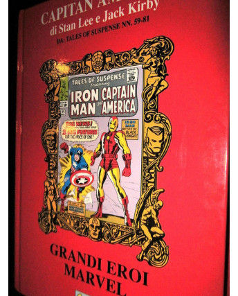 Grandi Eroi Marvel 13 Capitan America cartonato ed.Comic Art di Lee e Dikto FU04