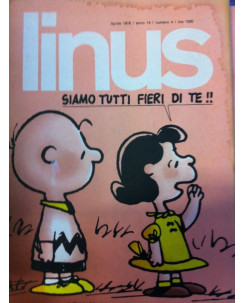 Linus - Aprile 1978 - numero   4 ed.Milano libri