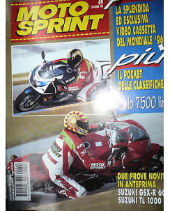 Moto Sprint  N.49  '96:Suzuki TL 1000 S,Suzuki GSX-R 600    FF09