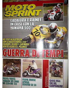 Moto Sprint  N.5  '93:Yamaha WR 200R/WR 250/WR 125, Aprilia SR 50   FF09