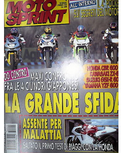 Moto Sprint  N.5  '97:Kawasaki ZX-6R,Yamaha YZF 600 R,Suzuki GSX-R 600    FF09