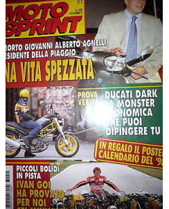 Moto Sprint  N.51  '97:Ducati Monster  600 Dark, Honda SFX 50  FF09