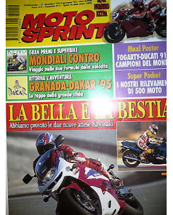 Moto Sprint  N.51-52  '94:Kawasaki GPZ 1100, Honda NX 650 Dominator    FF09