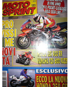 Moto Sprint  N.52  '97:Honda CBR 900 RR, Yamaha FZS 600 Fazer, Beta Quadra  FF09