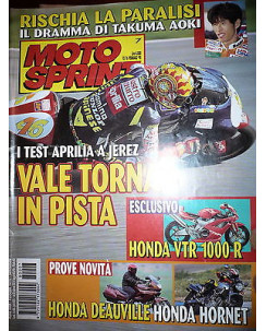 Moto Sprint  N.7   '98:Honda Deauville,Honda Hornet,Malaguti Yesterday   FF09