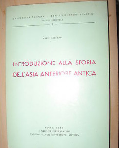 M. Liverani:Introduz.alla storia dell'Asia anter.antica-Università di Roma  A18