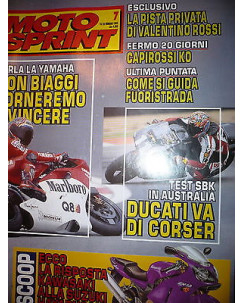 Moto Sprint  N.7  '99:Derbi Predator LC., Triumph Tiger,Kawasaki ZX-12     FF09