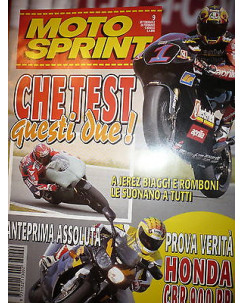 Moto Sprint  N.9  '96:Honda CBR 900 RR, Piaggio NTT    FF09