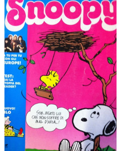 Snoopy aNNO 4 n. 4 APRILE 1989 ed. Rcs FU01