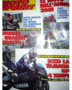 Moto Sprint  N.10  2001:Triumph Daytona 955i, BMW F 650 ST,Piaggio X9 500   FF10