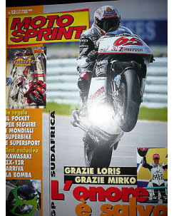 Moto Sprint  N.12  2000:Kawasaki ZX-12 R, Aprilia SR 50      FF10