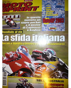Moto Sprint  N.13  2003:Piaggio Vespa Granturismo,Moto Guzzi Breva V 750 IE FF10