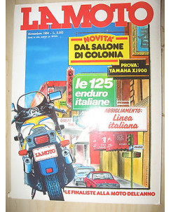 LA MOTO N. 11 Anno X Novembre 1984 125 Enduro italiane Yamaha XJ900 